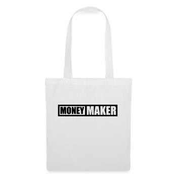 Logo Text Money Maker - Tote Bag - white - Front