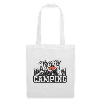 Équipe Camping - Sac en tissu - blanc - Devant