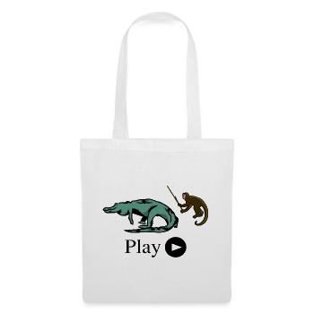 Monkey and crocodile - Tote Bag - white - Front