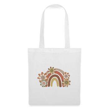 Rainbow Boho, Bohème - Sac en tissu - blanc - Devant