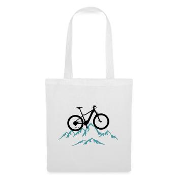Mountain biking, mountain biking and mountains, cycling - Tote Bag - white - Front
