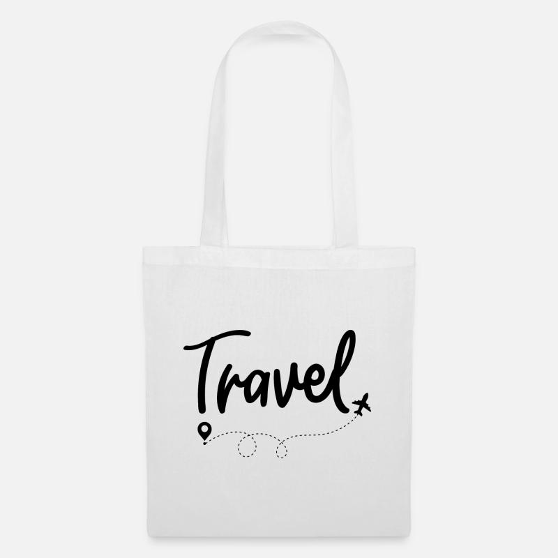 Travel - Stoffbeutel - Weiß