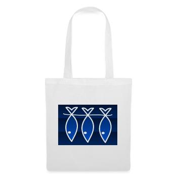 FISH. APRIL FOOL. EASTER. SARDINE. SEA - Tote Bag - white - Front