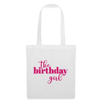 La fille d’anniversaire - Sac en tissu - blanc - Devant