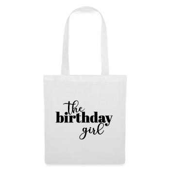 La fille d’anniversaire - Sac en tissu - blanc - Devant