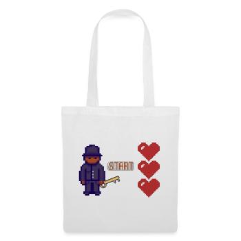game love - Sac en tissu - blanc - Devant