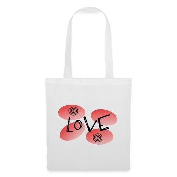 SAINT VALENTINE. bachelorette party. I LOVE YOU. I LOVE YOU. LOVE - Tote Bag - white - Front
