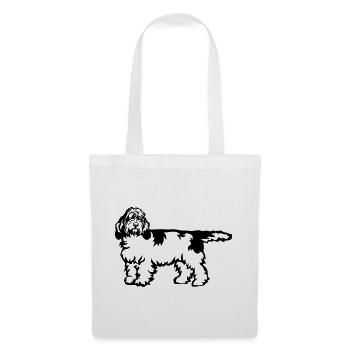 Petit Basset Griffon Vendeen - Sac en tissu - blanc - Devant