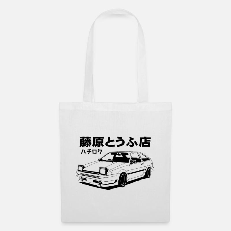 Initial D Sprinter Trueno AE86 - Tote Bag - white