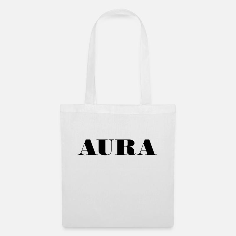aura groß - Stoffbeutel - Weiß