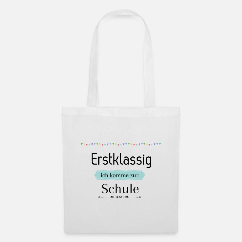 Einschulung - Stoffbeutel - Weiß
