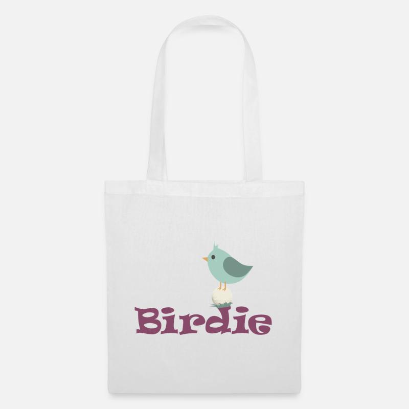 Oiselet de golf - Sac en tissu - blanc
