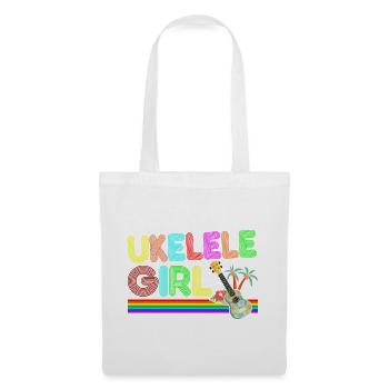 Hawaiian Ukulele Uke Retro 70s - Tote Bag - white - Front