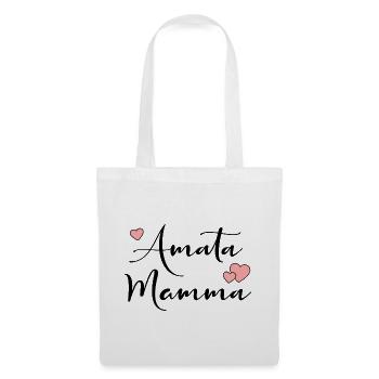 Italie Maman bien-aimée - Sac en tissu - blanc - Devant