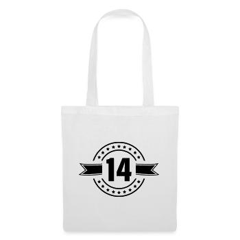 14 - Sac en tissu - blanc - Devant