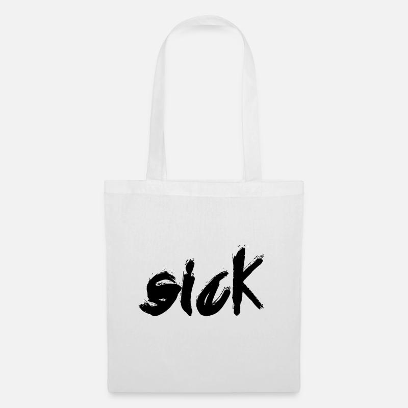 sick - Tote Bag - white