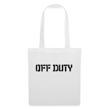 Off Duty - Stoffbeutel - Weiß - Vorne