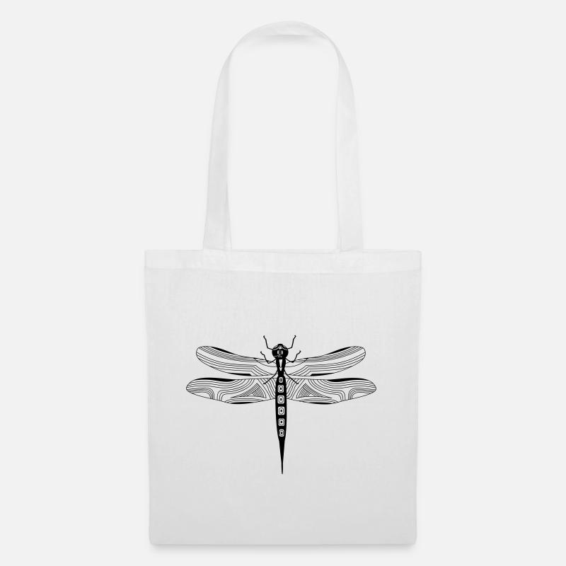 Dragonfly (a) - Tote Bag - white