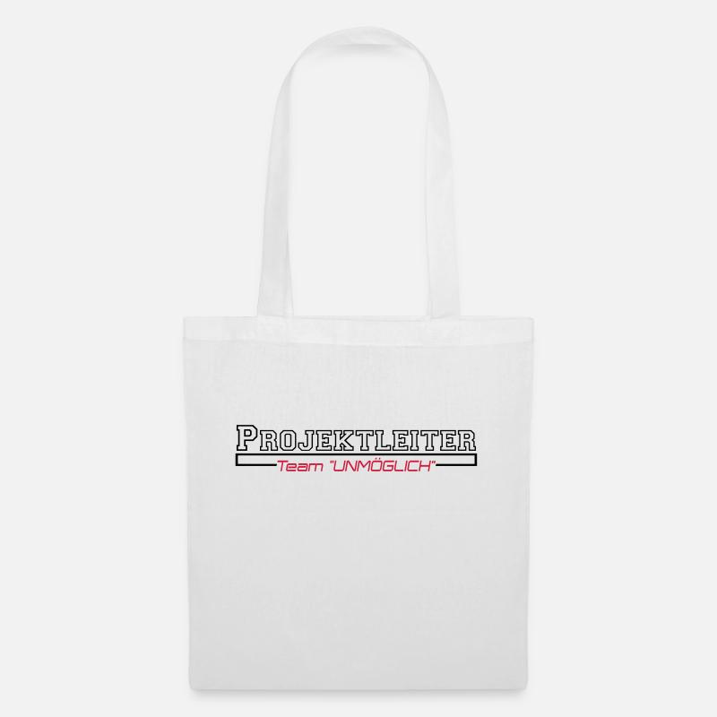 projektleiter - Sac en tissu - blanc