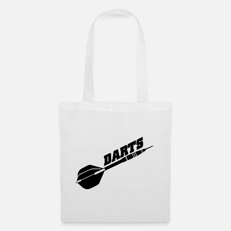 darts - Stoffbeutel - Weiß