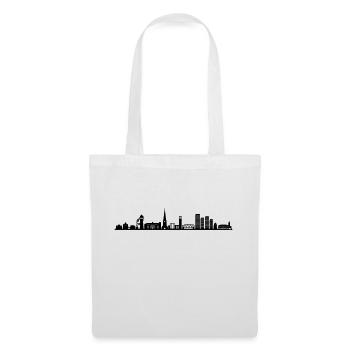 Skyline - Mülheim Ruhr - Stoffbeutel - Weiß - Vorne