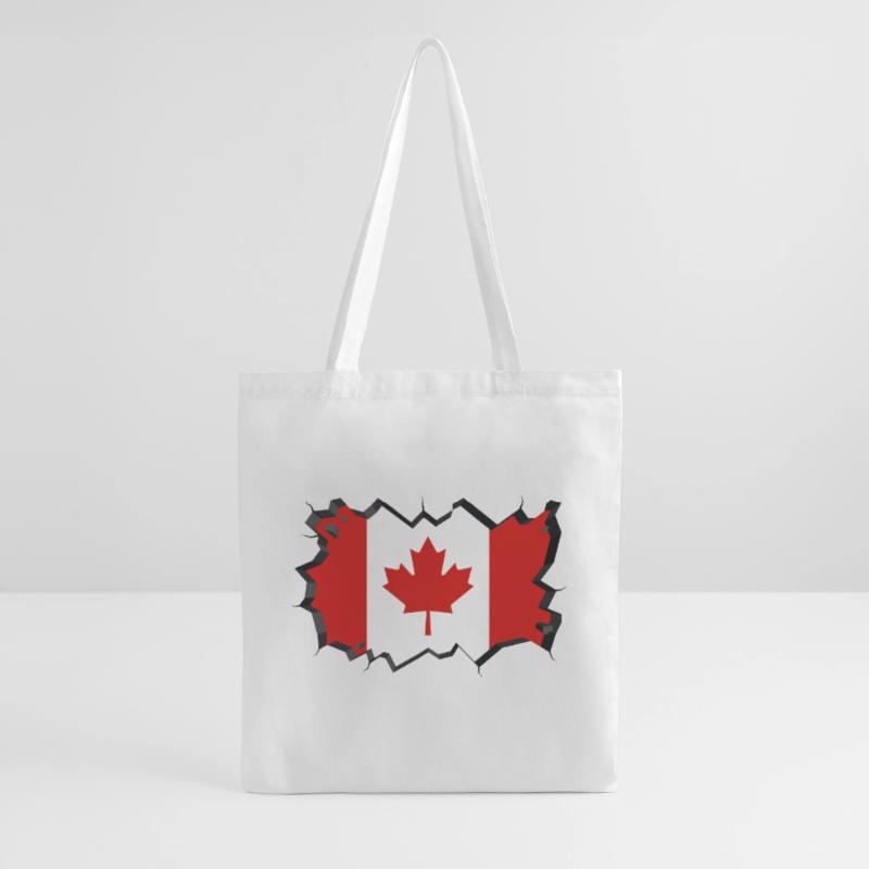 Canada Flag Maple Maple Leaf Maple Leaf Canada Tote Bag