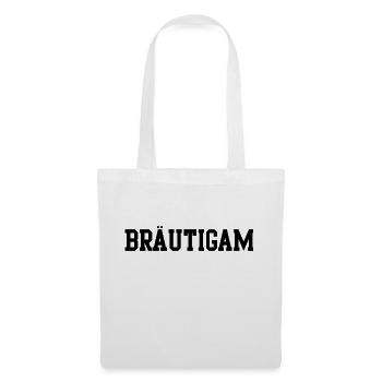 Bräutigam - Stoffbeutel - Weiß - Vorne