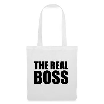 The real boss - Sac en tissu - blanc - Devant