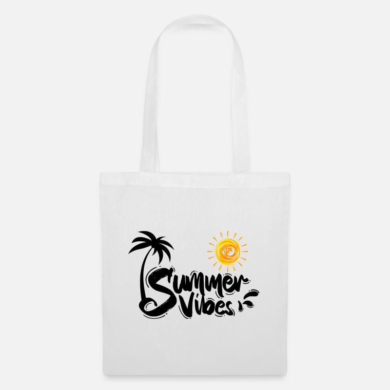 Summer Vibes - Stoffbeutel - Weiß