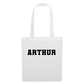 Name - Arthur - Stoffbeutel - Weiß - Vorne