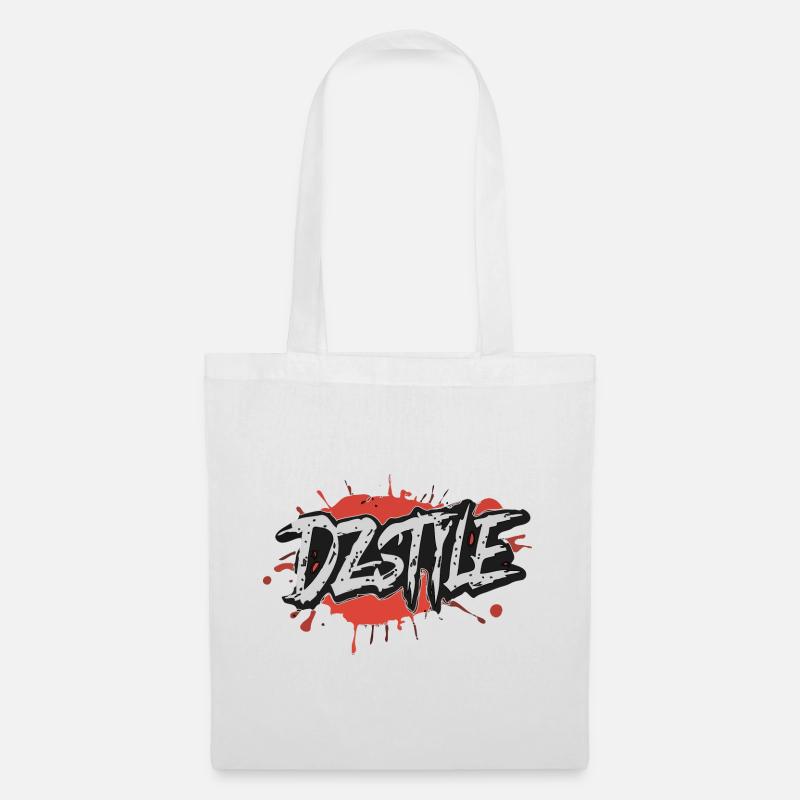 DZ Style Urbain - Graffiti Éclaboussure - Sac en tissu - blanc