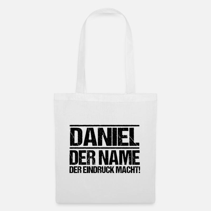 First name Daniel - Tote Bag - white