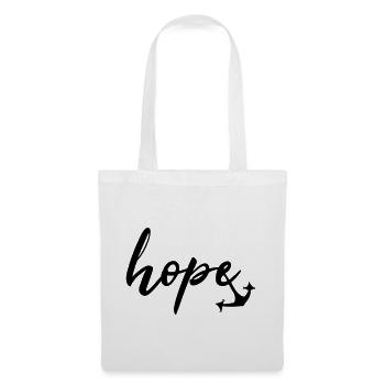 hope Anker by heavenlygoods DESIGN - Stoffbeutel - Weiß - Vorne