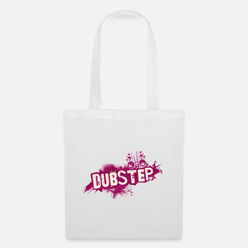 Dubstep graffiti grunge - Sac en tissu - blanc