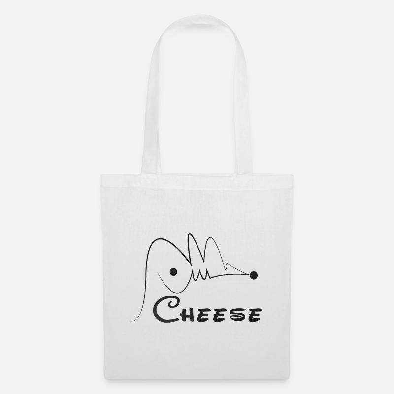 Hasan Mouse Calligraphy - Tote Bag - white