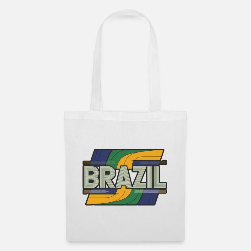 Brazil - Stoffbeutel - Weiß