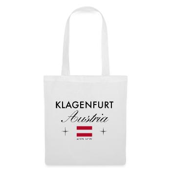 Klagenfurt am Wörthersee Koordinaten Souvenir - Stoffbeutel - Weiß - Vorne