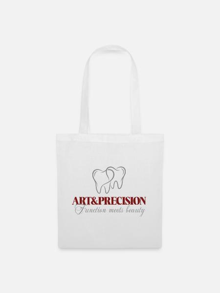 Art & Precision Dental - Function meets Beauty - Stoffbeutel - Weiß