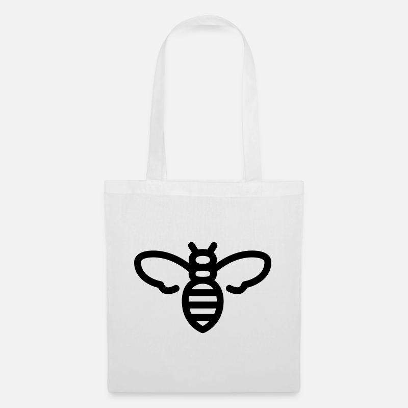 Bee - Tote Bag - white