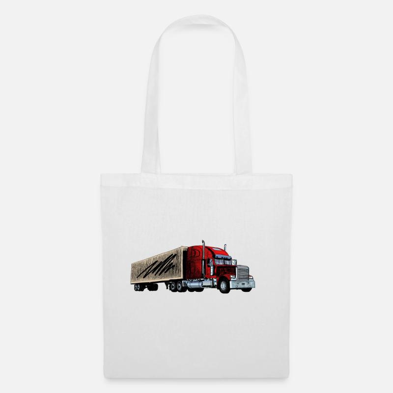 Truck - Stoffbeutel - Weiß