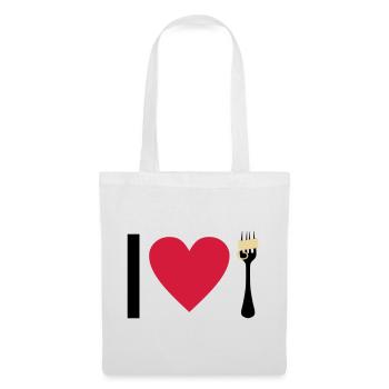 I love Pasta - Tote Bag - white - Front