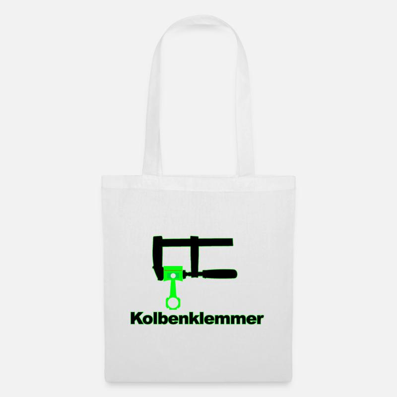 Kolbenklemmer - Stoffbeutel - Weiß
