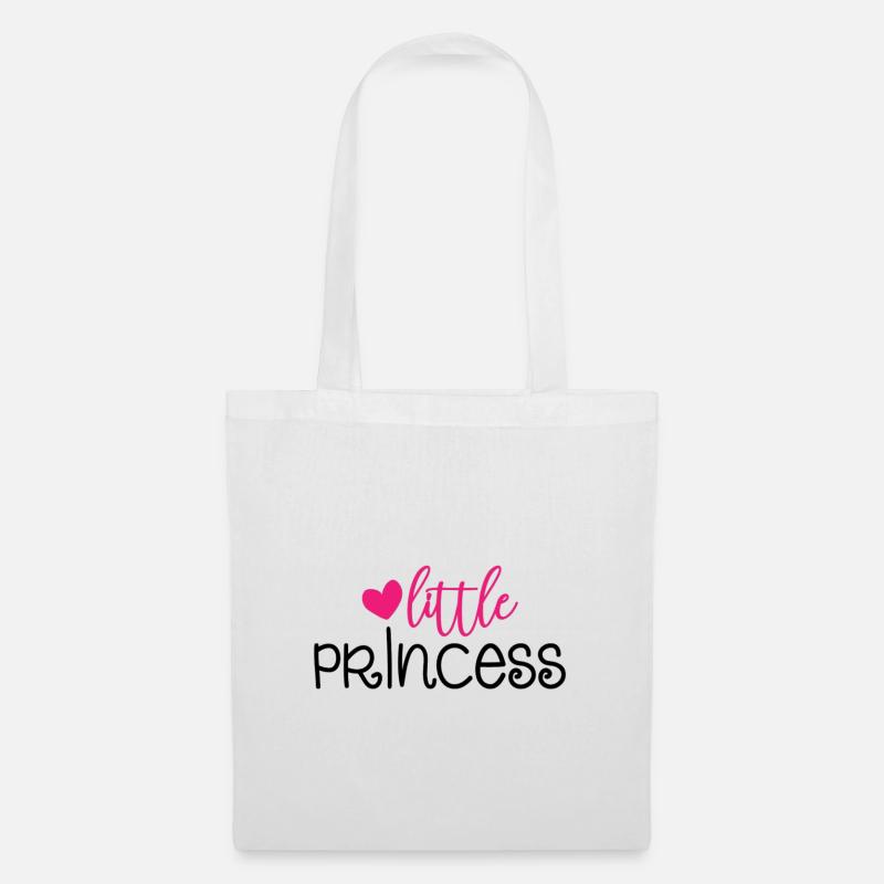 Kleine Prinzessin Little Princess - Stoffbeutel - Weiß