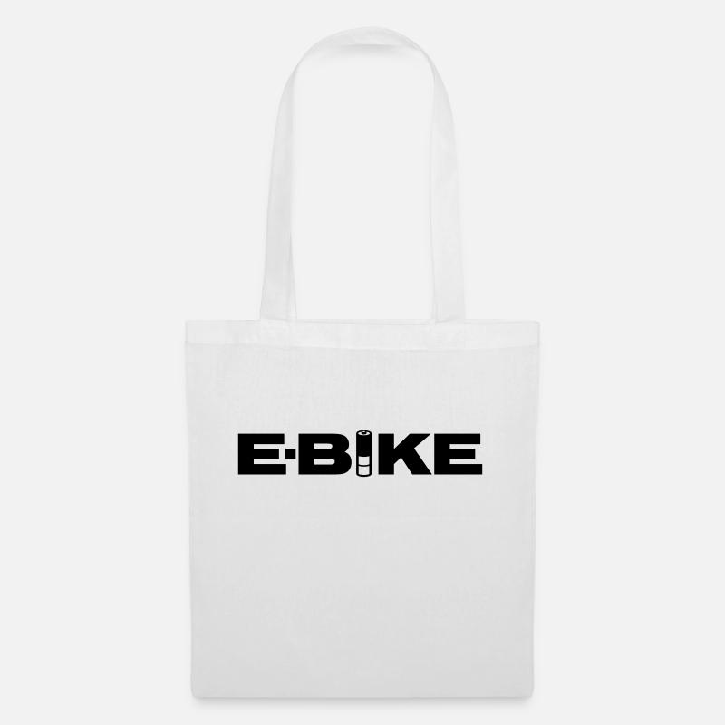 E BIKE - Tote Bag - white