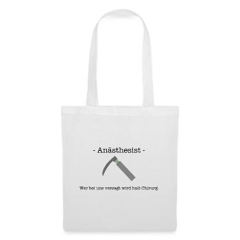 Anästhesist Spruch Chirurg Geschenk - Stoffbeutel - Weiß - Vorne