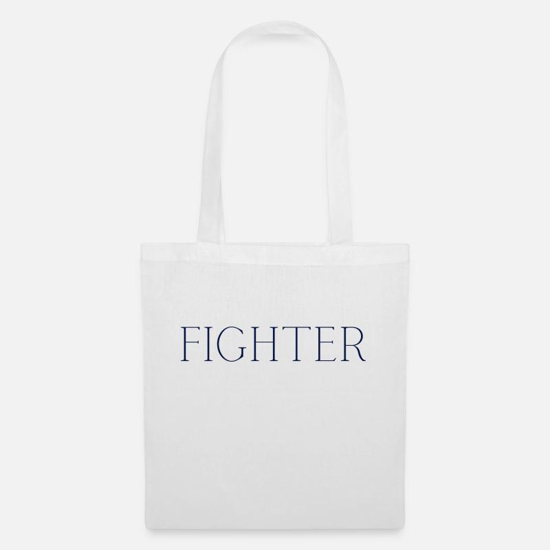 Fighter - Tote Bag - white