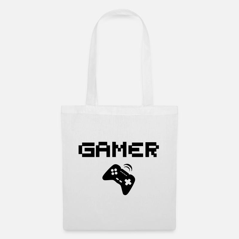 Gamer Gaming gift player - Tote Bag - white