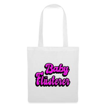 Chuchoteur de bébé - Sac en tissu - blanc - Devant