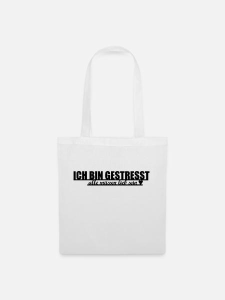 Stress - Stoffbeutel - Weiß