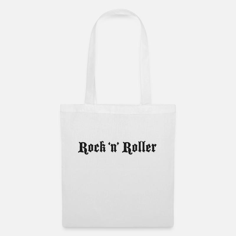 Rock 'n' Roller Logo Black - Tote Bag - white